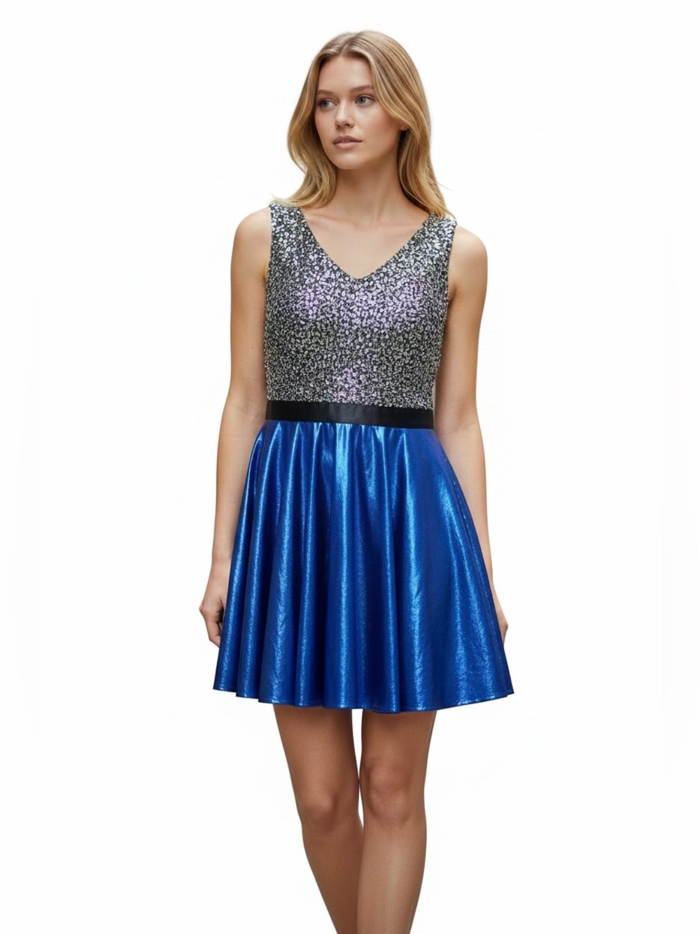 Southeastern Performance Apparel performances wear blue and silver
Size 8